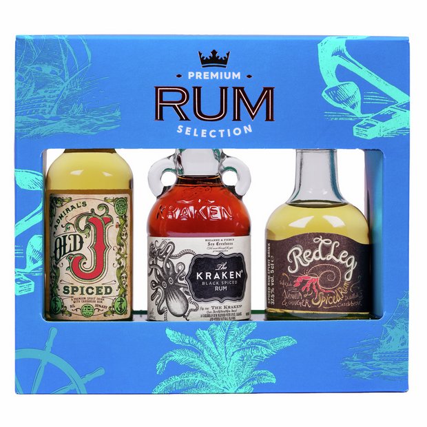 Blue Tree Premium Rum Trio Selection 3 x 5cl, imported from the UK