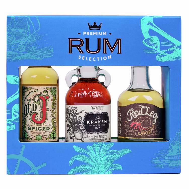Blue Tree Premium Rum Trio Selection 3 x 5cl, imported from the UK