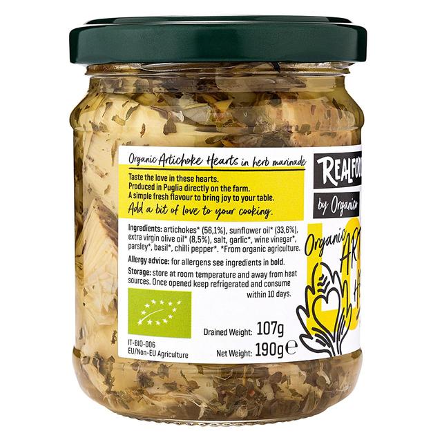 Organico Artichoke Hearts in Herb Marinade   190g GOODS M&S   