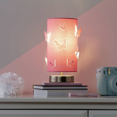 Argos Argos Home Butterfly Cutout Table Lamp - Pink- Buy online at McGrocer