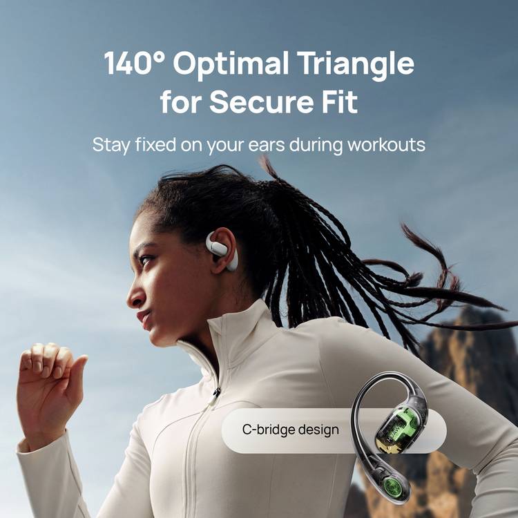 Huawei FreeArc open-ear wireless earbuds grey (British brand)