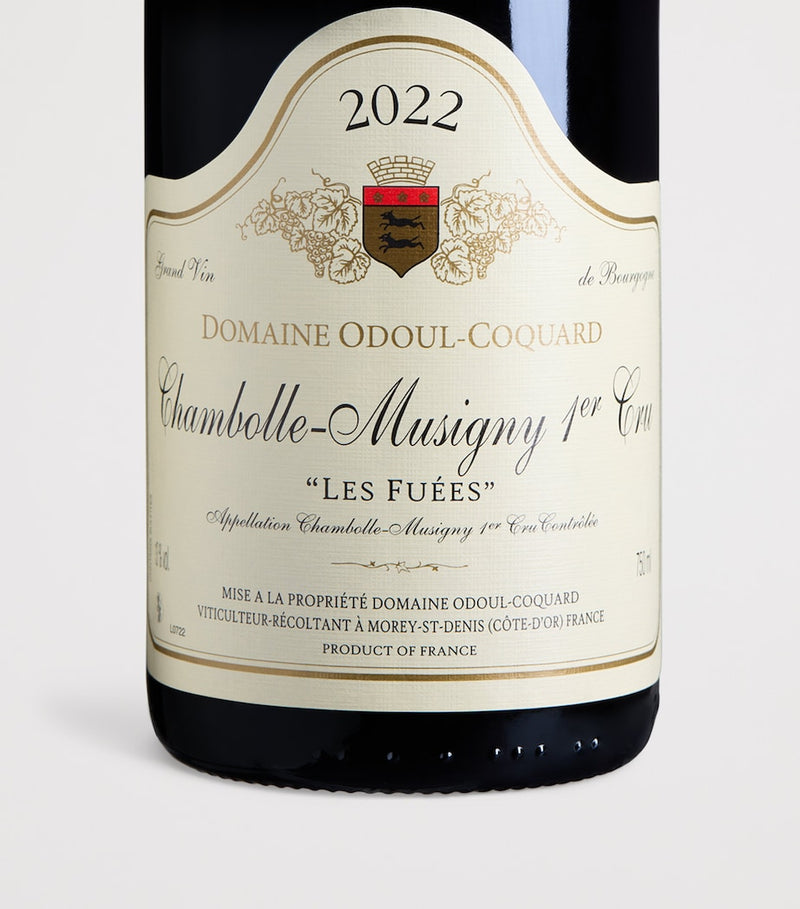 Domaine Odoul-Coquard Chambolle-Musigny 1er Cru Les Fuées 2022 red wine 75cl, imported from the UK