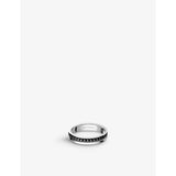Quatre Black Edition 18ct white-gold wedding band - 53mm