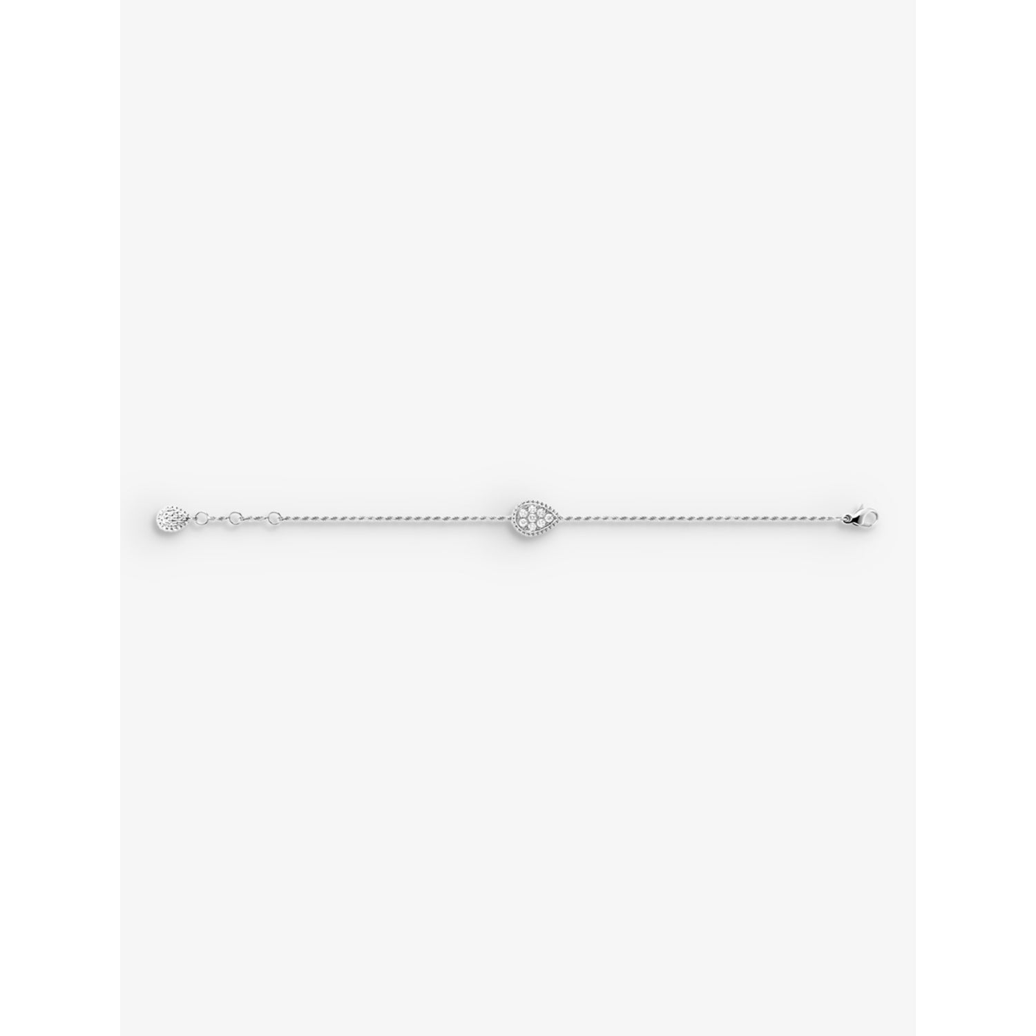 Boucheron Serpent Bohème white gold diamond bracelet 0.33ct, imported from the UK