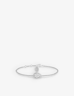 Boucheron Serpent Bohème white gold diamond bracelet 0.33ct, imported from the UK