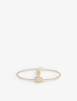 Boucheron Serpent Bohème 18ct yellow gold diamond bracelet - British product