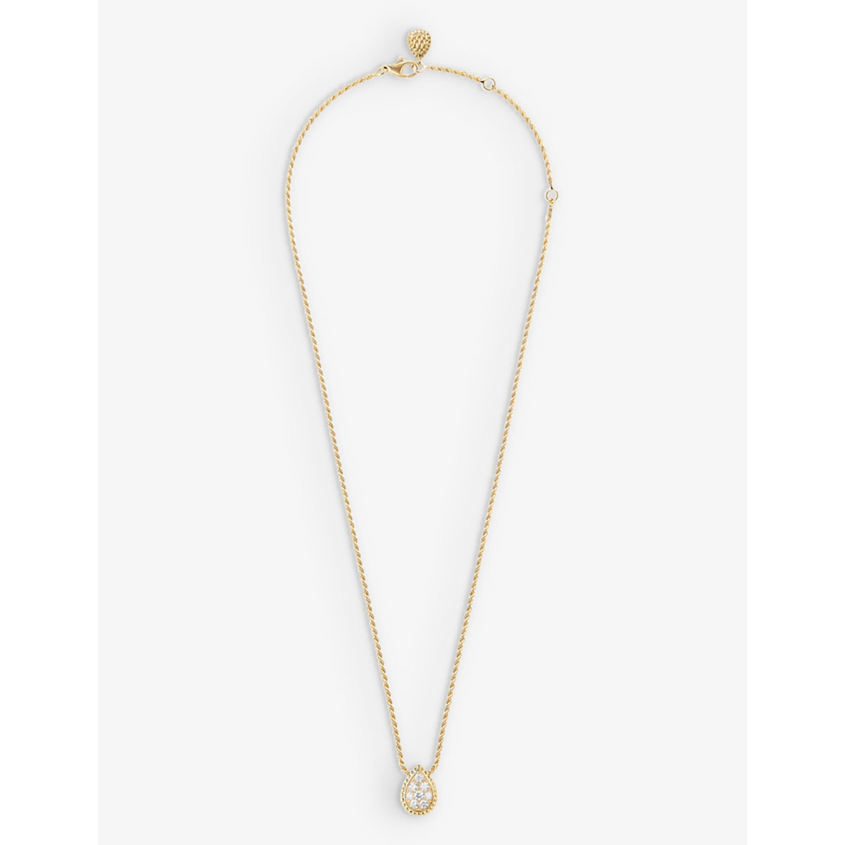 Boucheron Serpent Bohème 18ct yellow-gold diamond pendant necklace, imported from the UK
