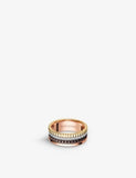 Boucheron Quatre Classique 18ct gold diamond ring 0.24ct, UK version
