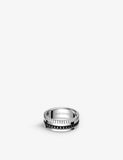 Boucheron Quatre 18ct white-gold PVD ring (British brand)