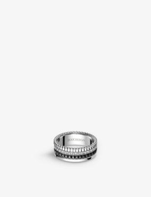 Boucheron Quatre 18ct white-gold diamond ring (British brand)