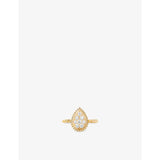 Boucheron Serpent Bohème diamond ring 18ct yellow gold (British brand)