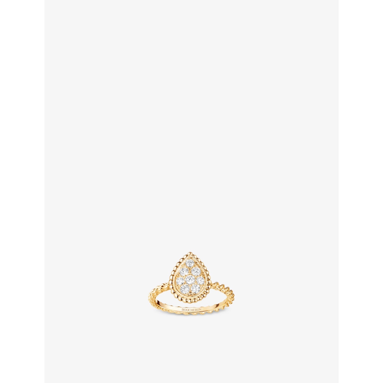 Serpent Bohème 18ct yellow-gold and diamond ring - 58mm
