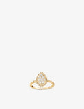 Boucheron Serpent Bohème diamond ring 18ct yellow gold (British brand)