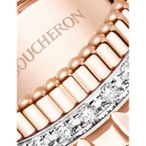Boucheron Quatre Radiant Edition rose-gold ring 0.51ct, imported from the UK