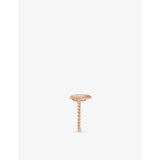 Boucheron Serpent Bohème ring 18ct rose gold 0.15ct diamond - British product