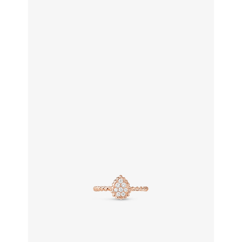 Boucheron Serpent Bohème 0.32ct diamond ring, imported from the UK