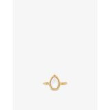 Boucheron Serpent Bohème yellow-gold mother-of-pearl ring - British product