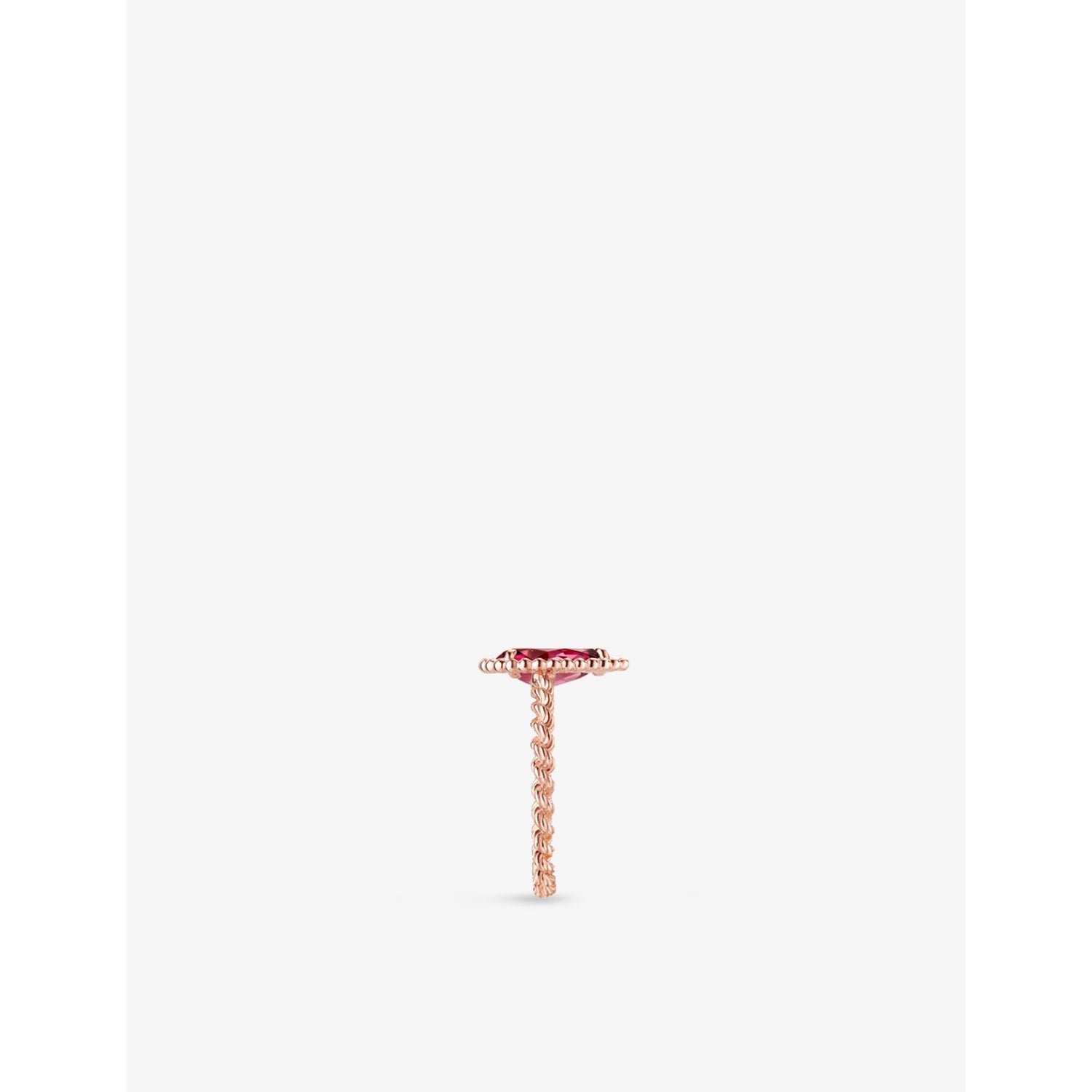Boucheron Serpent Bohème pink gold rhodolite garnet ring, imported from the UK