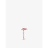 Boucheron Serpent Bohème pink gold rhodolite garnet ring, imported from the UK