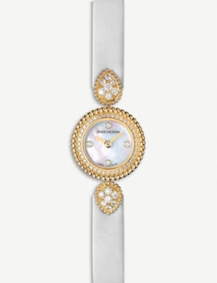 Boucheron Serpent Bohème diamond mother-of-pearl watch 18mm - British product