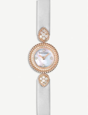 Boucheron Serpent Bohème diamond mother-of-pearl watch 18mm, UK version