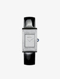Boucheron watch stainless steel diamond leather 18mm - British product
