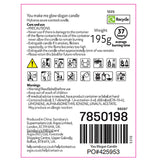 Argos Home You Make Me Glow candle (British brand)