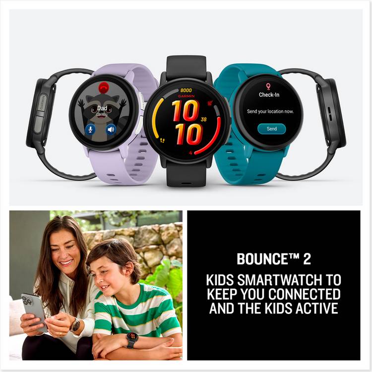 Garmin Bounce 2 kids smartwatch 43mm (British brand)