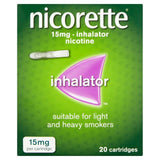 Nicorette Inhalator 15 mg 20 Cartridges (Stop Smoking Aid)   20 per pack GOODS M&S   