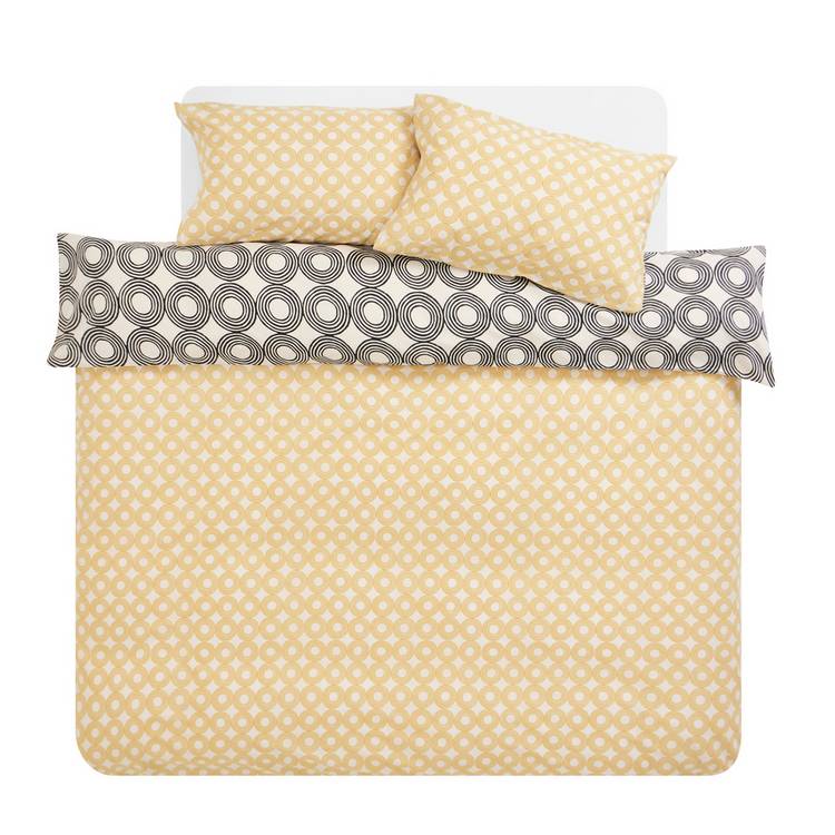 Argos Home Drawn Circles bedding set single, imported from the UK