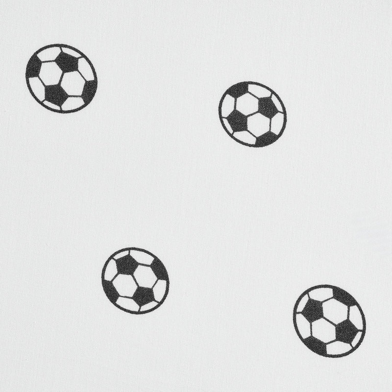 Argos Home Football Printed White Fitted Sheet - Double