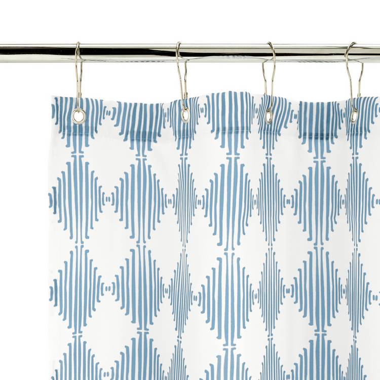 Habitat blue shower curtain 180x180cm (British brand)
