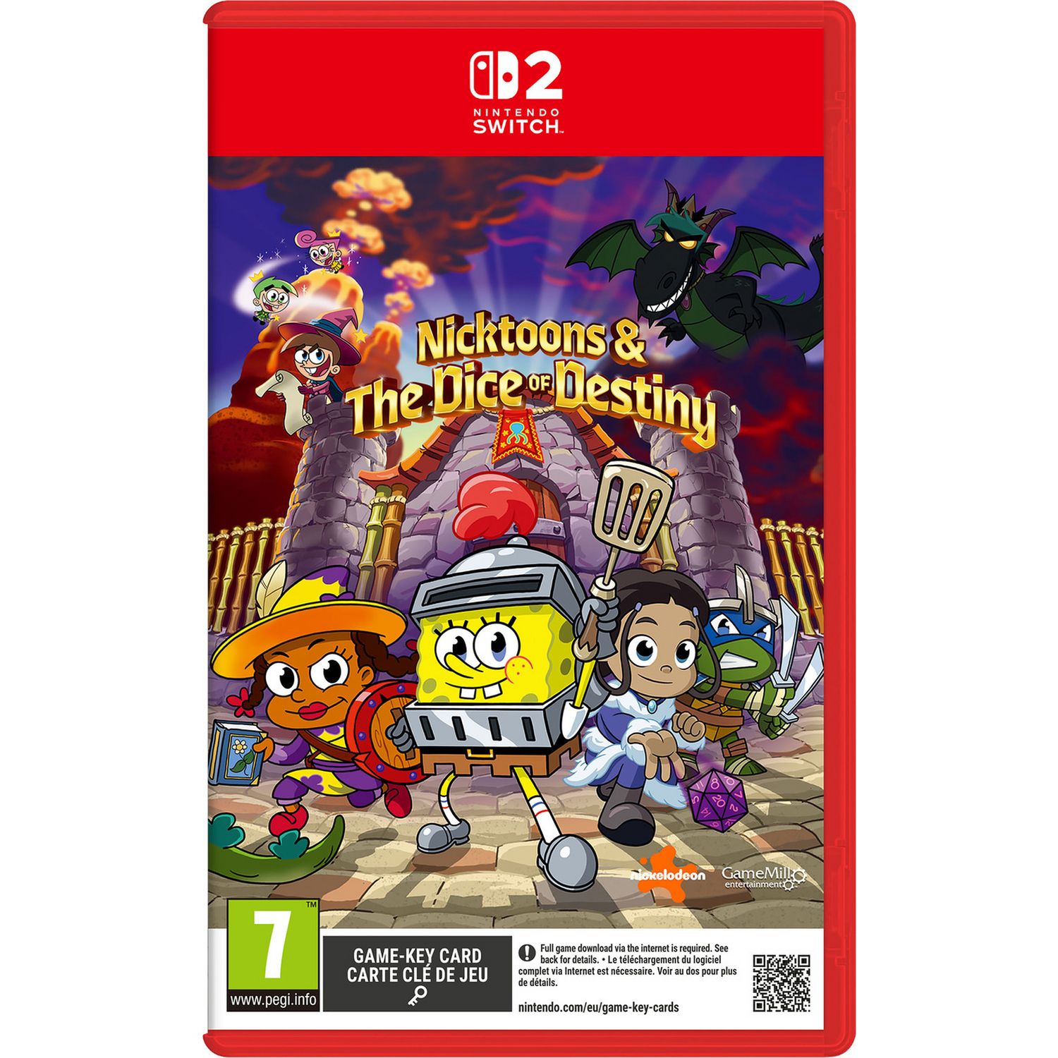 Nickelodeon Nicktoons Dice of Destiny Nintendo Switch 2 game (British brand)