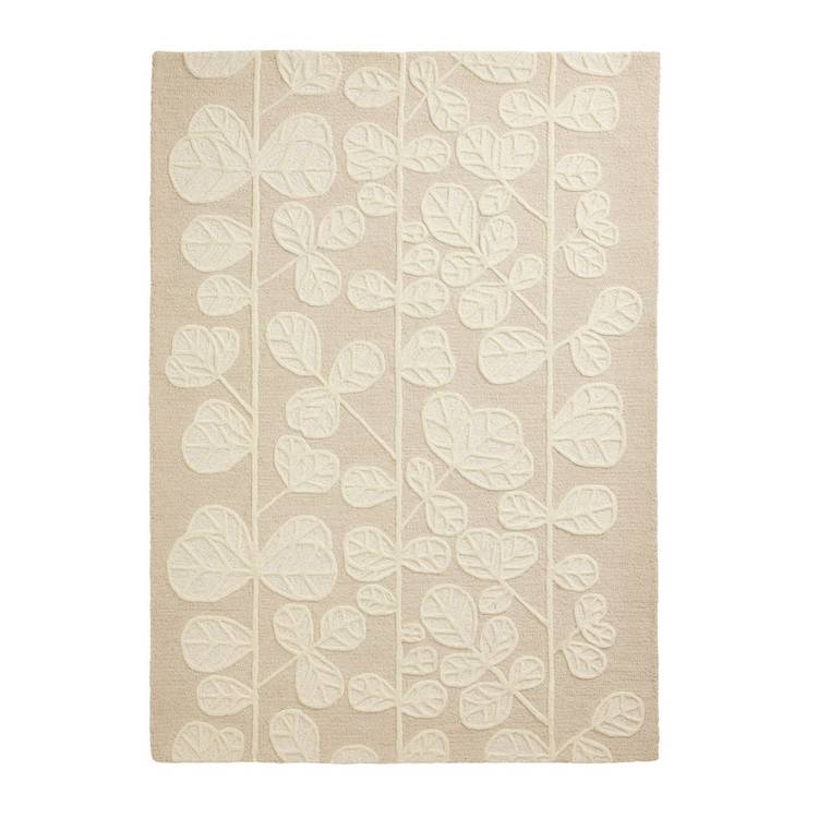 Habitat Scandi floral wool cut pile rug 120x170cm, UK version