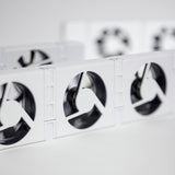 SpeedComfort radiator fan trio set white, imported from the UK