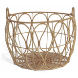 Habitat natural open weave storage basket 50x50cm (British brand)