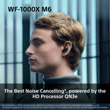 Sony WF-1000XM6 noise cancelling earbuds silver, UK version