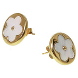 Liars & Lovers circle flower stud earrings (British brand)