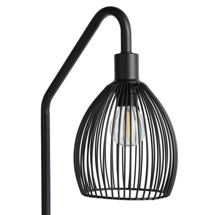 Argos Home Nyx metal table lamp black, UK version