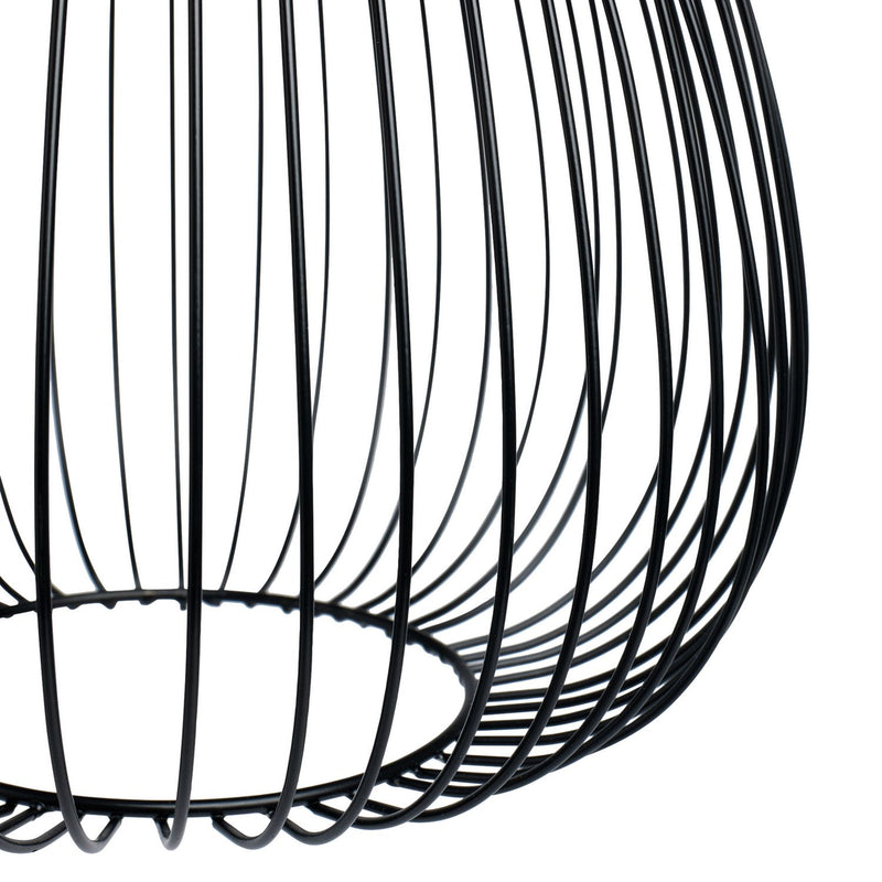 Argos Home Nyx black metal lampshade 24.5cm, imported from the UK