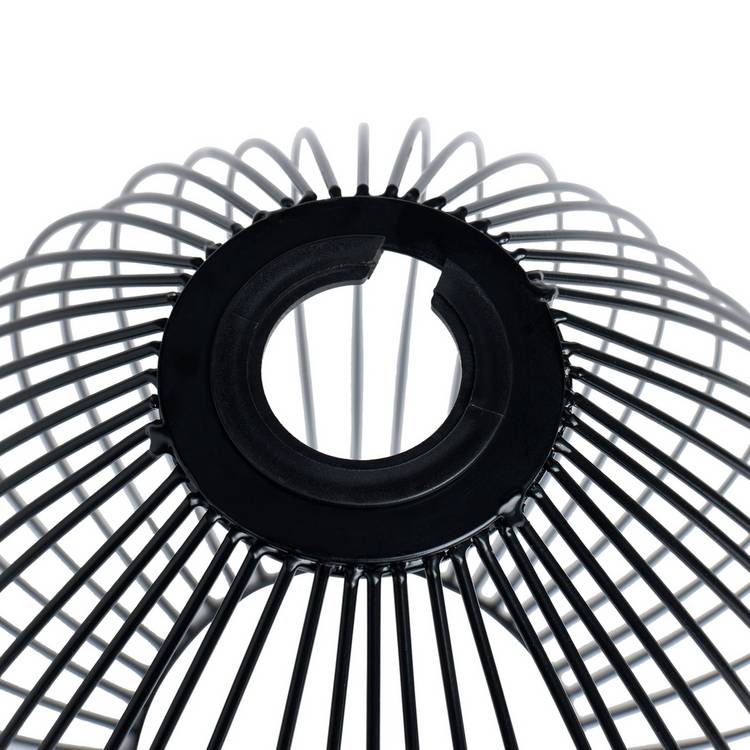 Argos Home Nyx black metal lampshade 24.5cm, imported from the UK
