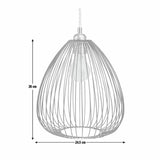 Argos Home Nyx black metal lampshade 24.5cm, imported from the UK