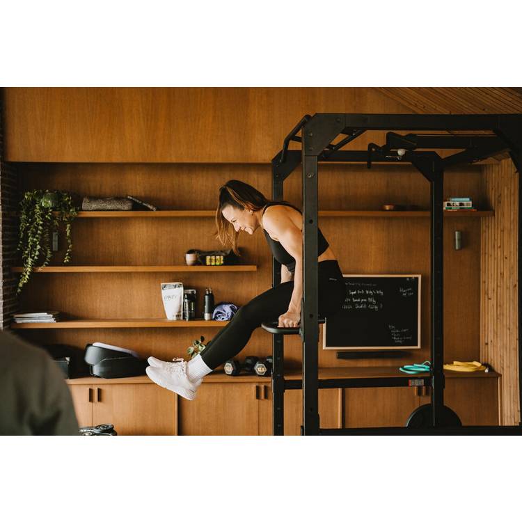 Decathlon adjustable dip supports for weight racks - British product