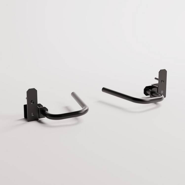 Decathlon adjustable dip supports for weight racks - British product