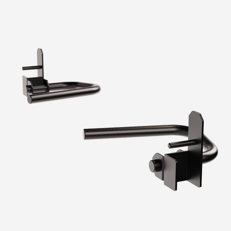 Decathlon adjustable dip supports for weight racks - British product