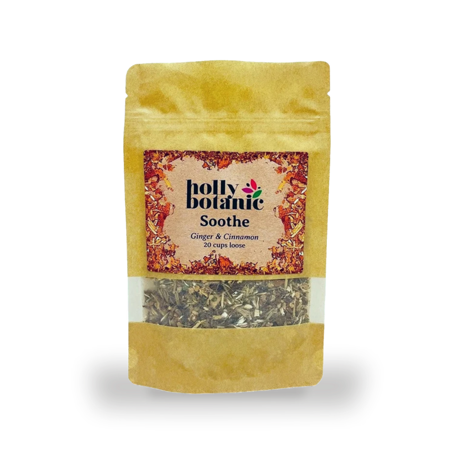 Holly Botanic Soothe Tisane ginger cinnamon loose leaf (British brand)