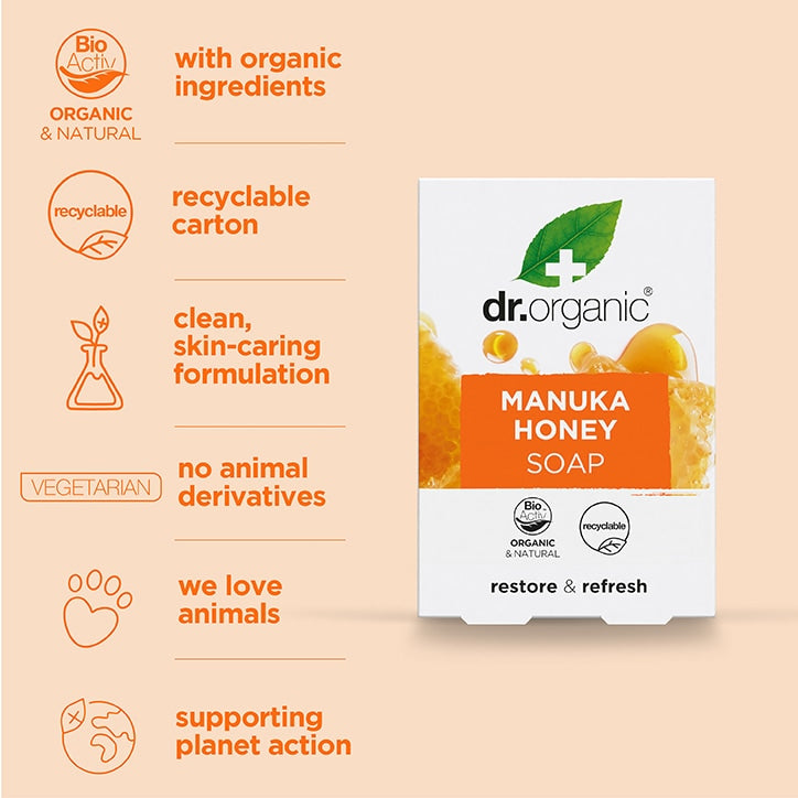 Dr Organic Manuka Honey Soap GOODS Holland&Barrett   