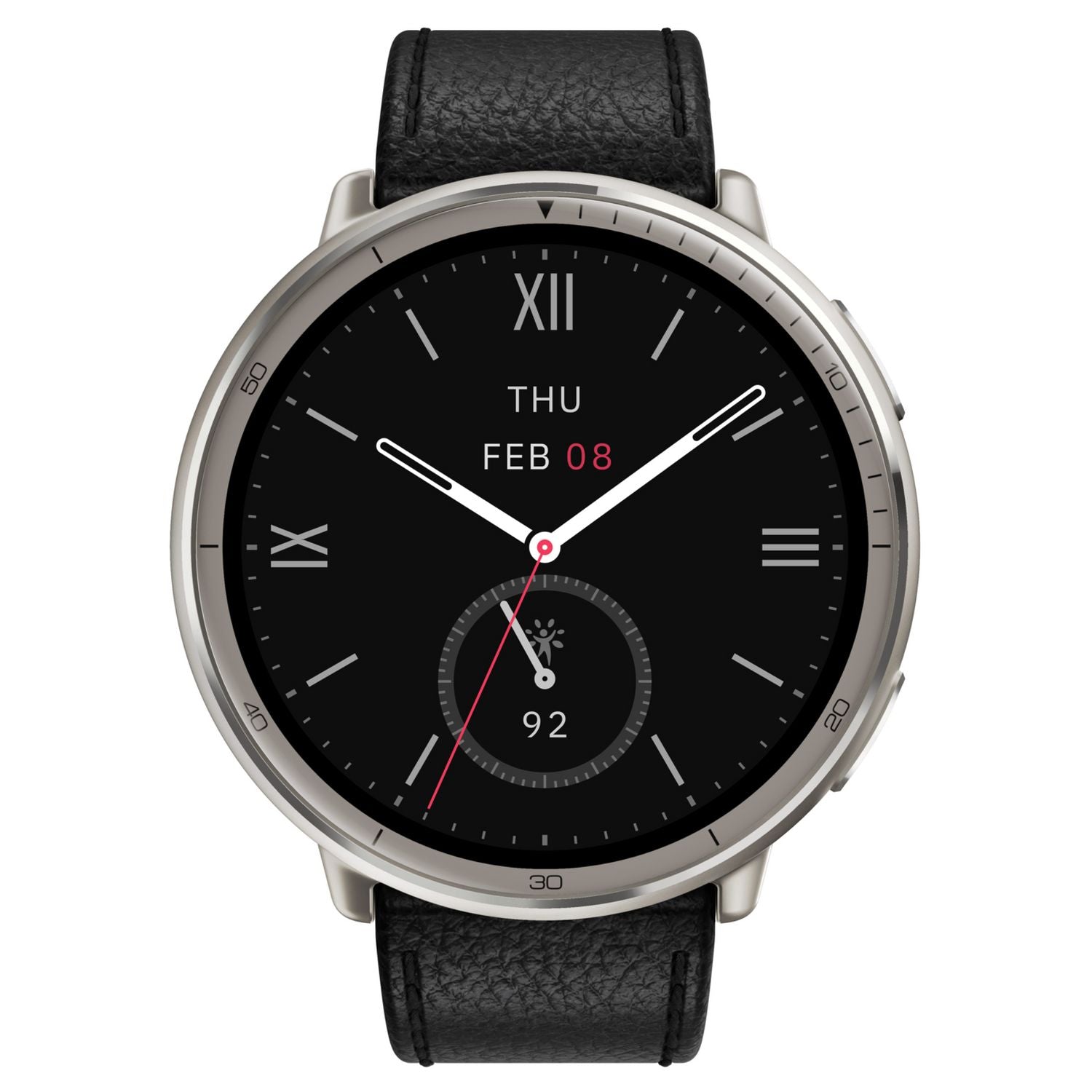 Amazfit Active 2 Premium smart watch black leather - British product