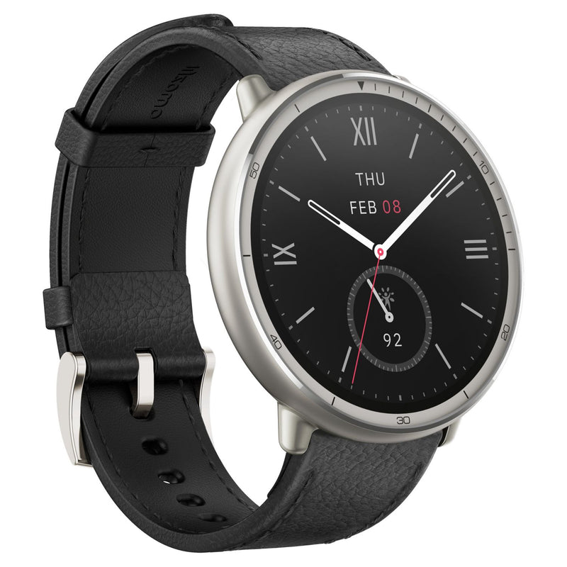 Amazfit Active 2 Premium smart watch black leather - British product
