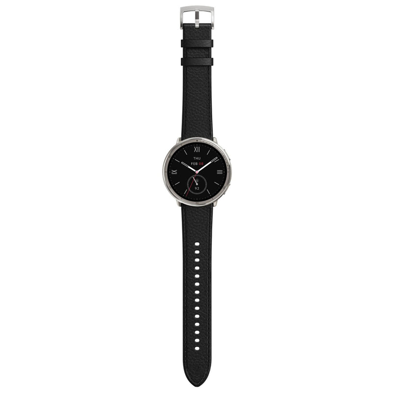 Amazfit Active 2 Premium smart watch black leather - British product